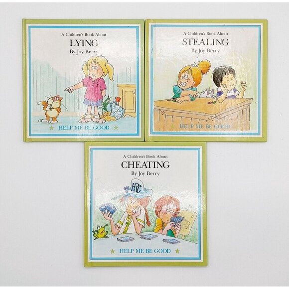 Lot Of 6 Help me Be Good Books By Joy Berry Hardcover 1988 Grolier - Picture 4 of 5